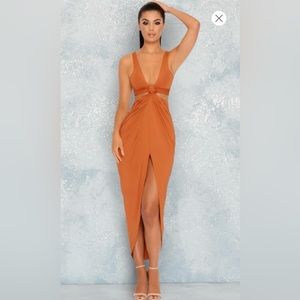 NWT Oh Polly Knot For You Midi Dress - Size: US 4